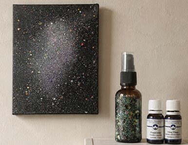 あなたの星座を世界に一つだけのアートと香りに【 星座アート＆アロマスプレーづくり体験】